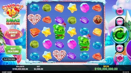 Sweet 16 Blast! Xmas Edition slot screenshot